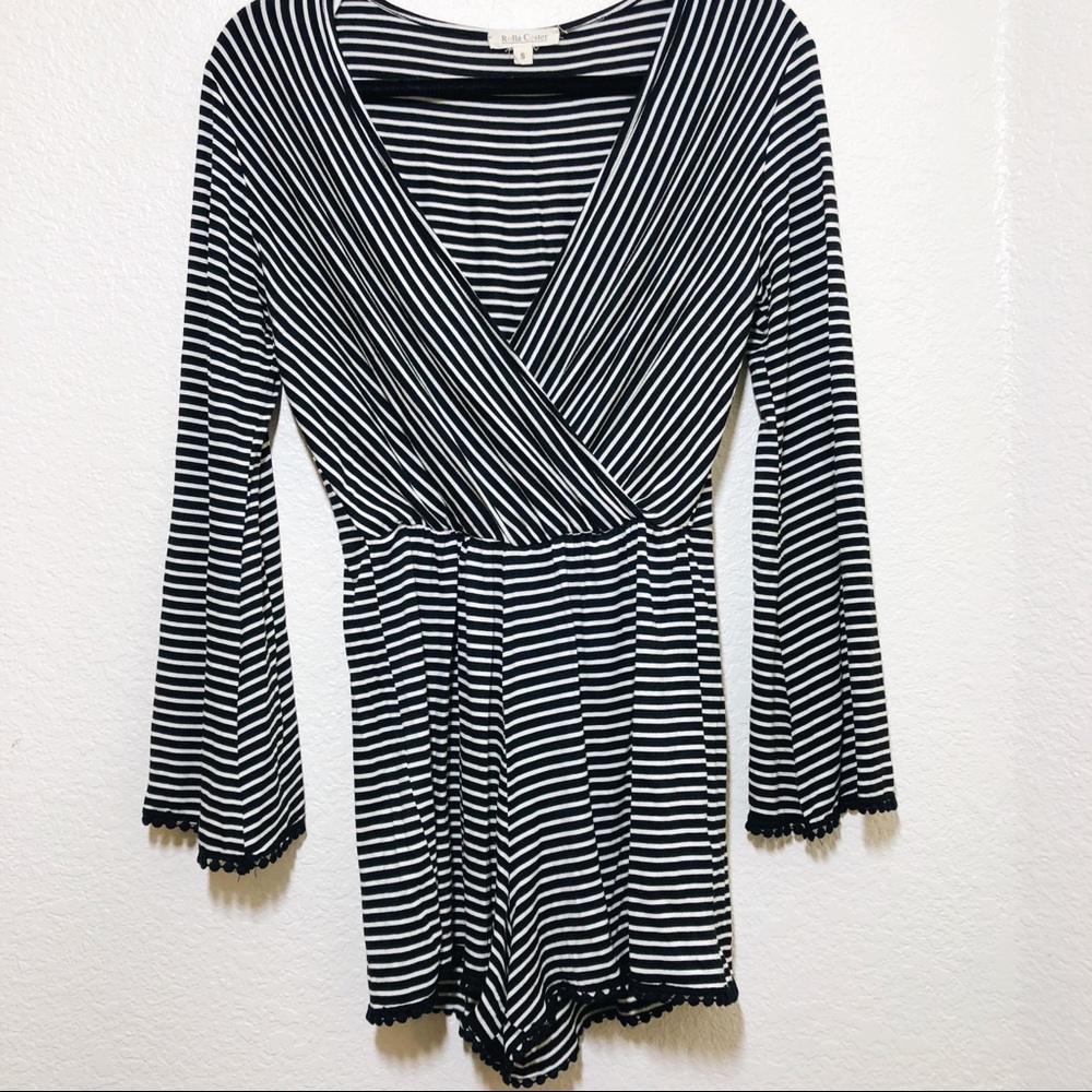Bell sleeved romper